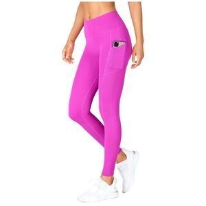Fabletics SculptKnit High-Waisted Fiesta Pink Leggings Size XS